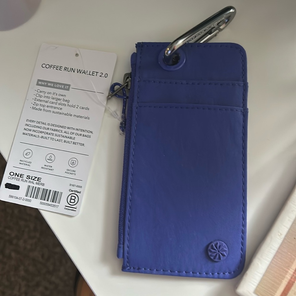 New Athleta Coffee Run Wallet